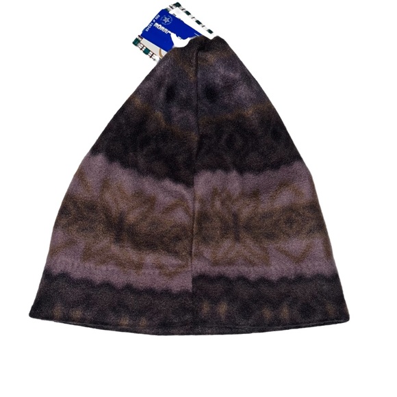 NWT Broner Vintage Fleece Patterned Beanie Winter Hat Skull Cap Outdoor - Picture 6 of 7